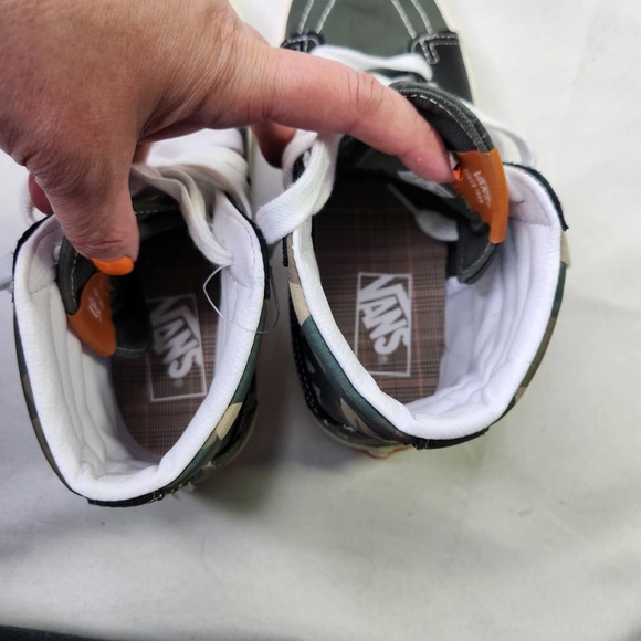 Vans Sk8-Hi Mixed Utility Skate Shoe Camo Green Size Men's 5 Women's 6.5 - Picture 6 of 8